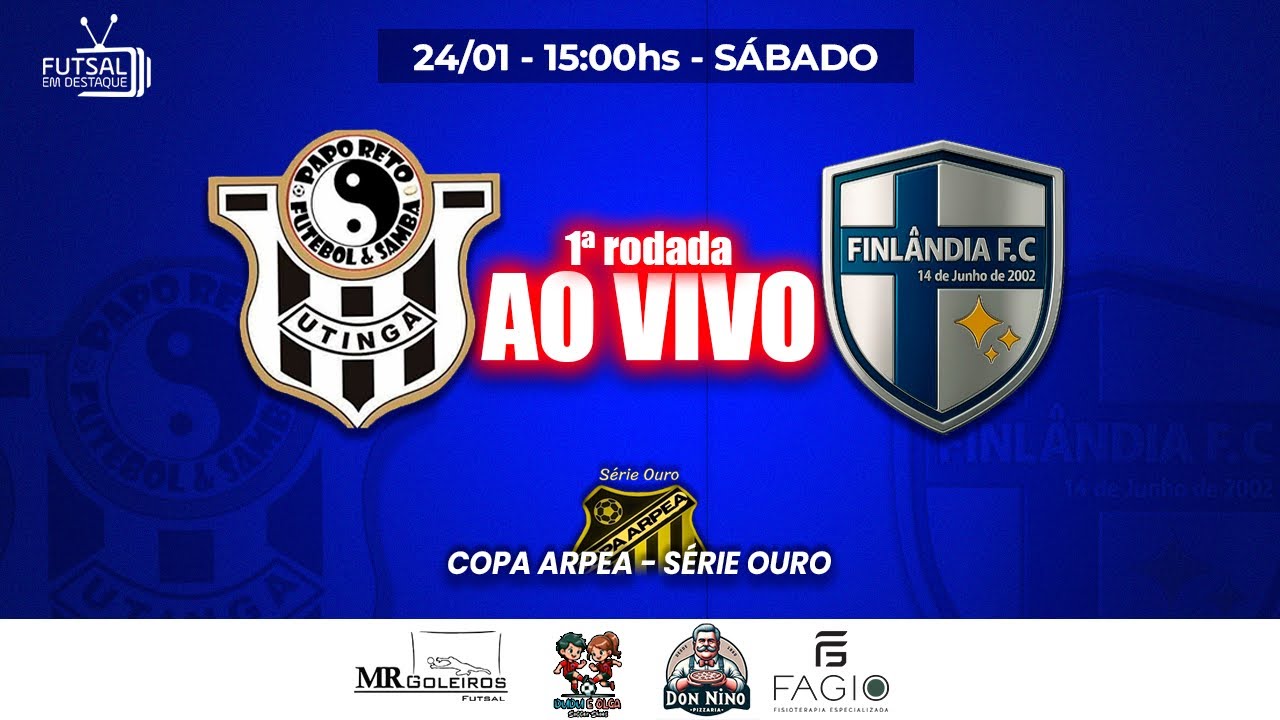 COPA ARPEA - SÉRIE OURO - PAPO RETO X FINLÂNDIA