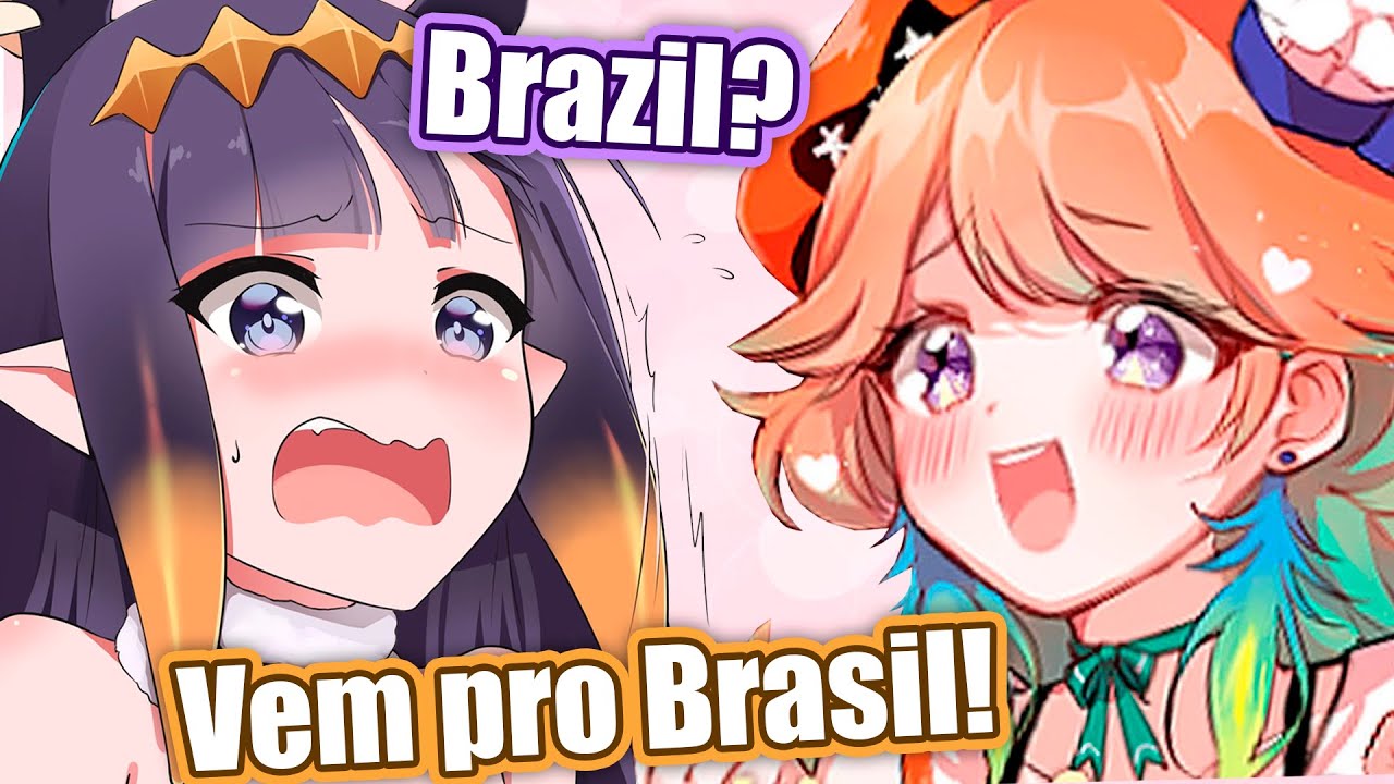 Kiara encarna um Brasileiro e n&atilde;o para de pedir pra Ina ir pro Brasil!