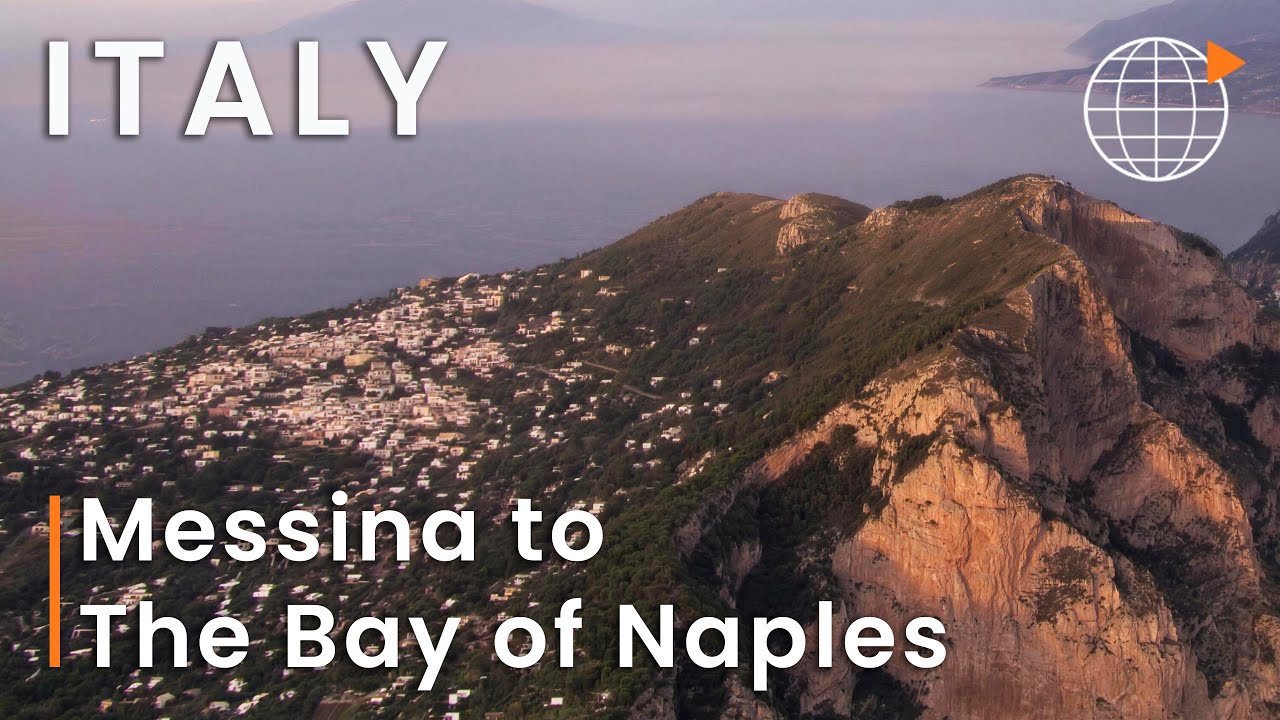 Straits of Messina to Bay of Naples from Above (HD) - Italy In High Definition