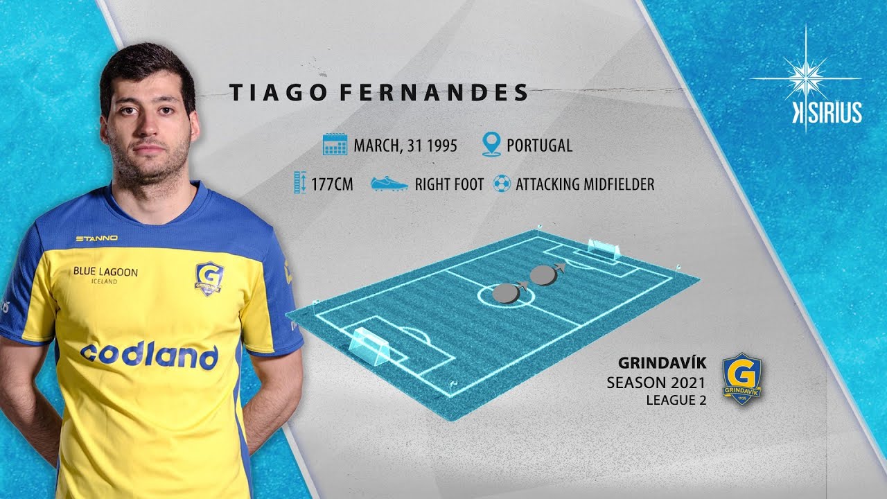 Tiago Fernandes (UMF Grindavík) .Season 2021 .Attacking Midfielder