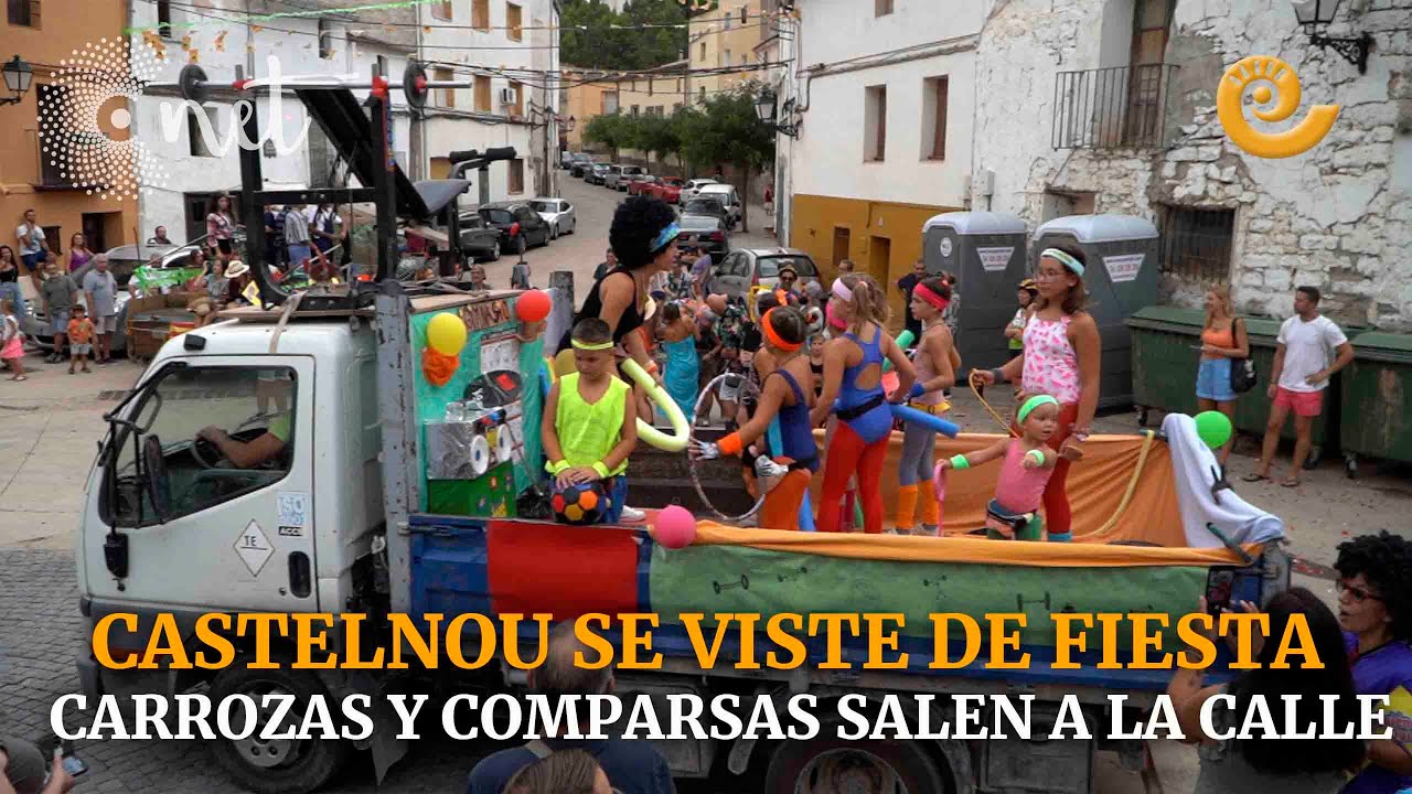 Desfile de CARROZAS y COMPARSAS | Fiestas CASTELNOU 2022