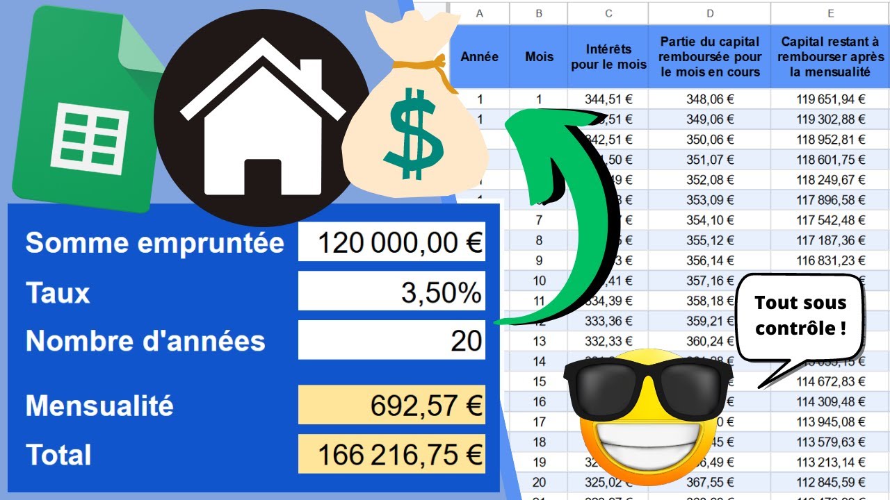 Calculez votre crédit MIEUX que votre banquier avec cette fonction Google Sheets