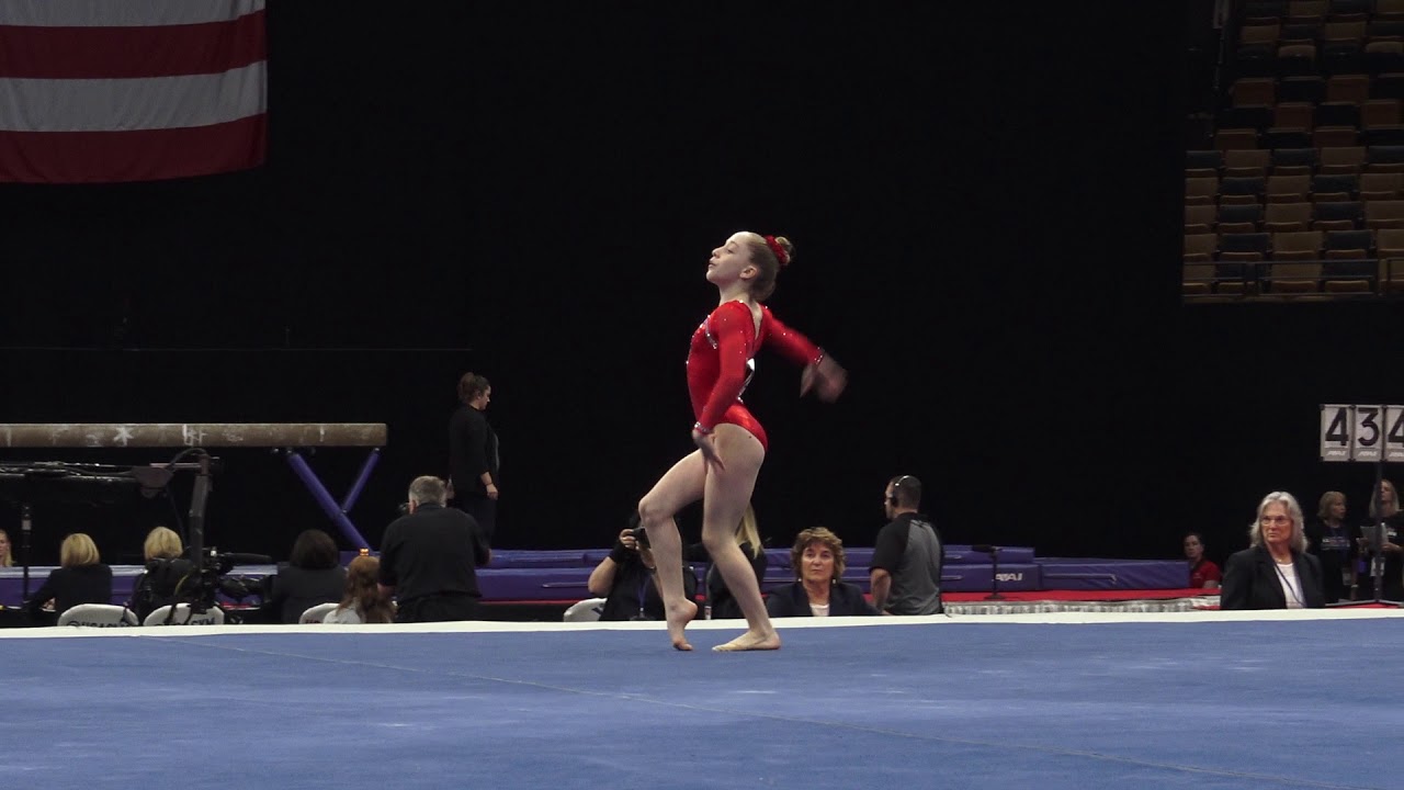 Sydney Morris – Floor Exercise – 2018 U.S. Gymnastics Championships – Junior Women Day 1