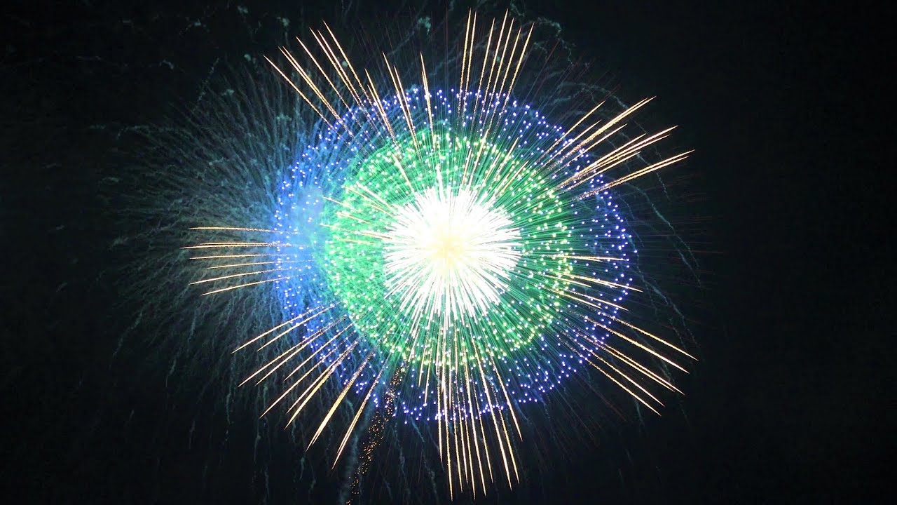 【4K】2017 桑名水郷花火大会 NTN超特大仕掛 花火シーンのみ抜粋