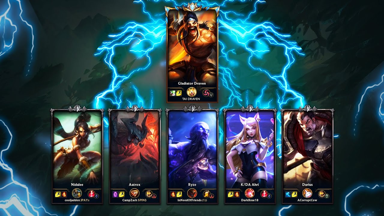Challenger Draven vs. Five Silver Players (1v5) 
