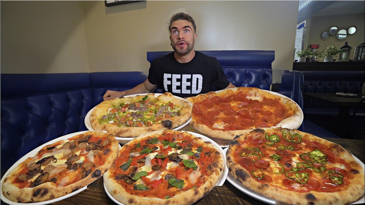 ONLY 25 MINUTES TO BEAT THIS UNDEFEATED PIZZA CHALLENGE | Joel Hansen