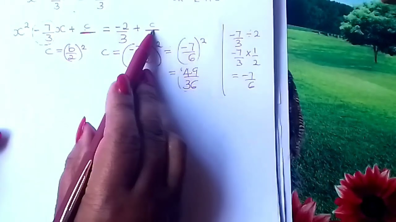 Solving Quadratic equations using Completing the Square Method