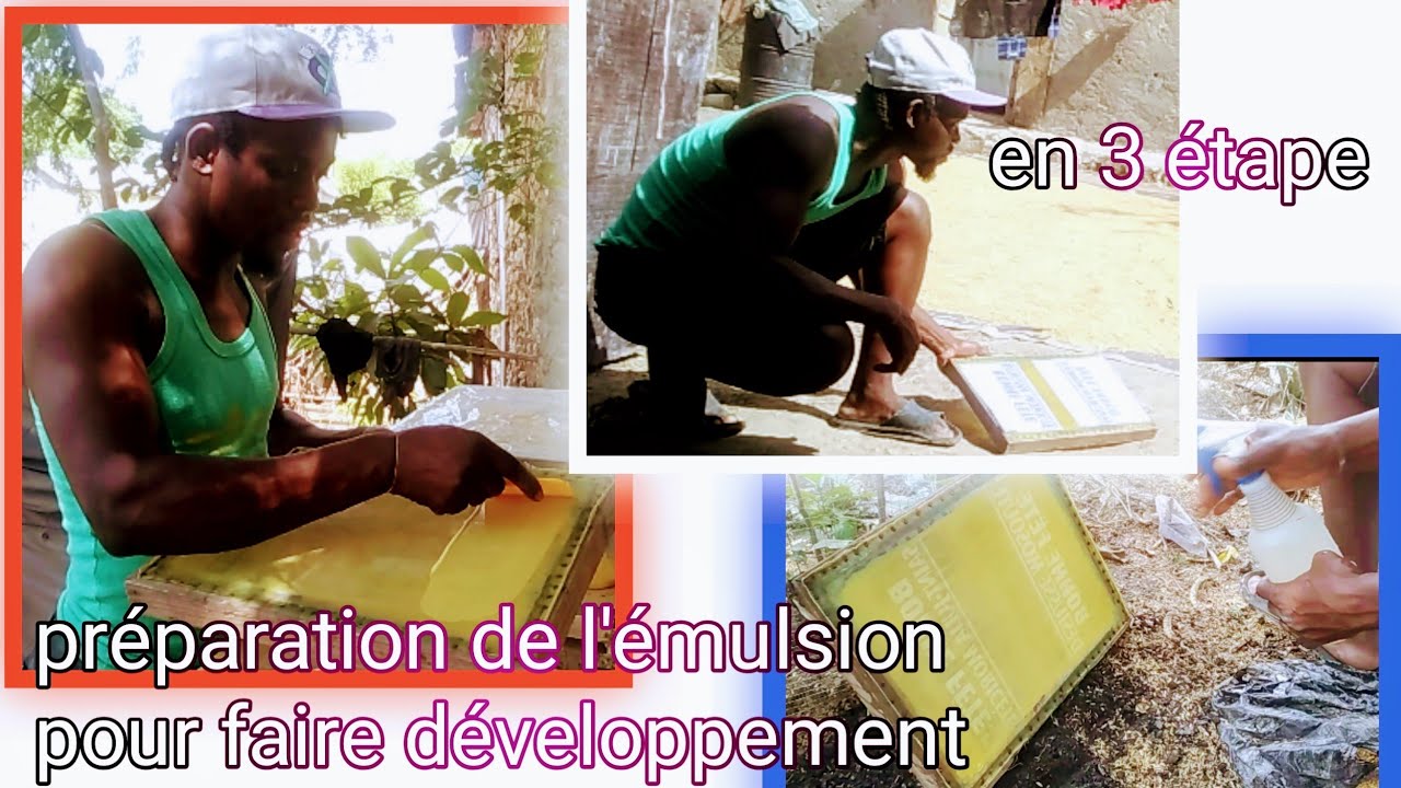 kòman w prépare émulsion pouw fè développement