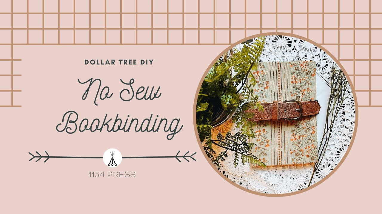 CHEAP NOTEBOOK MAKEOVER with closure | No Sew Bookbinding | Dollar Store DIY