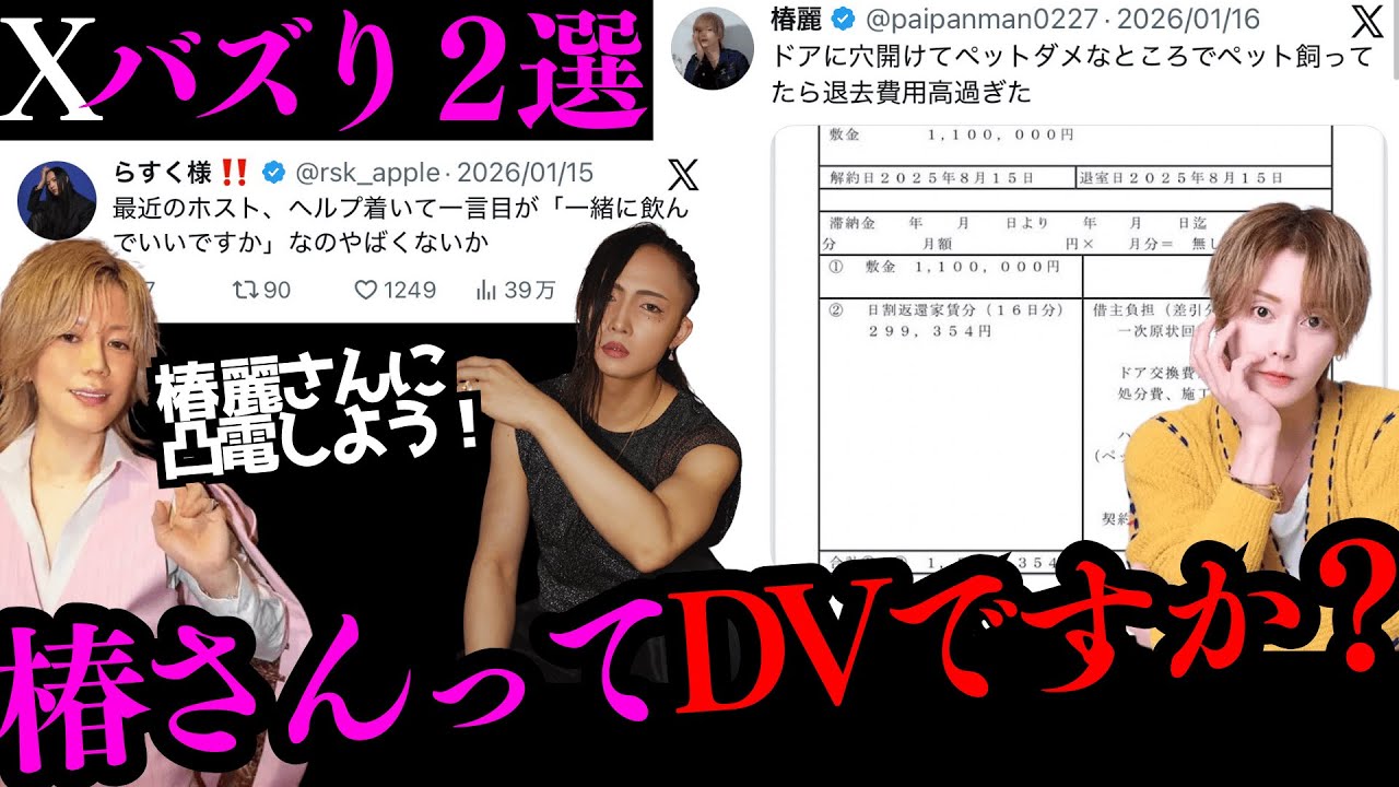 らすく様×椿麗さんのバス投稿を見てたら「もしかしてDV？」と思ったので本人に電話して聞いてみた！