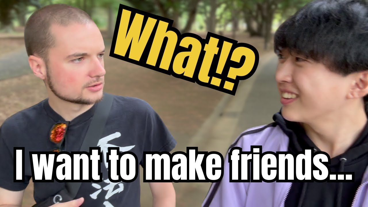 Shy Japanese Guy Speaks English to Foreigners for the First Time