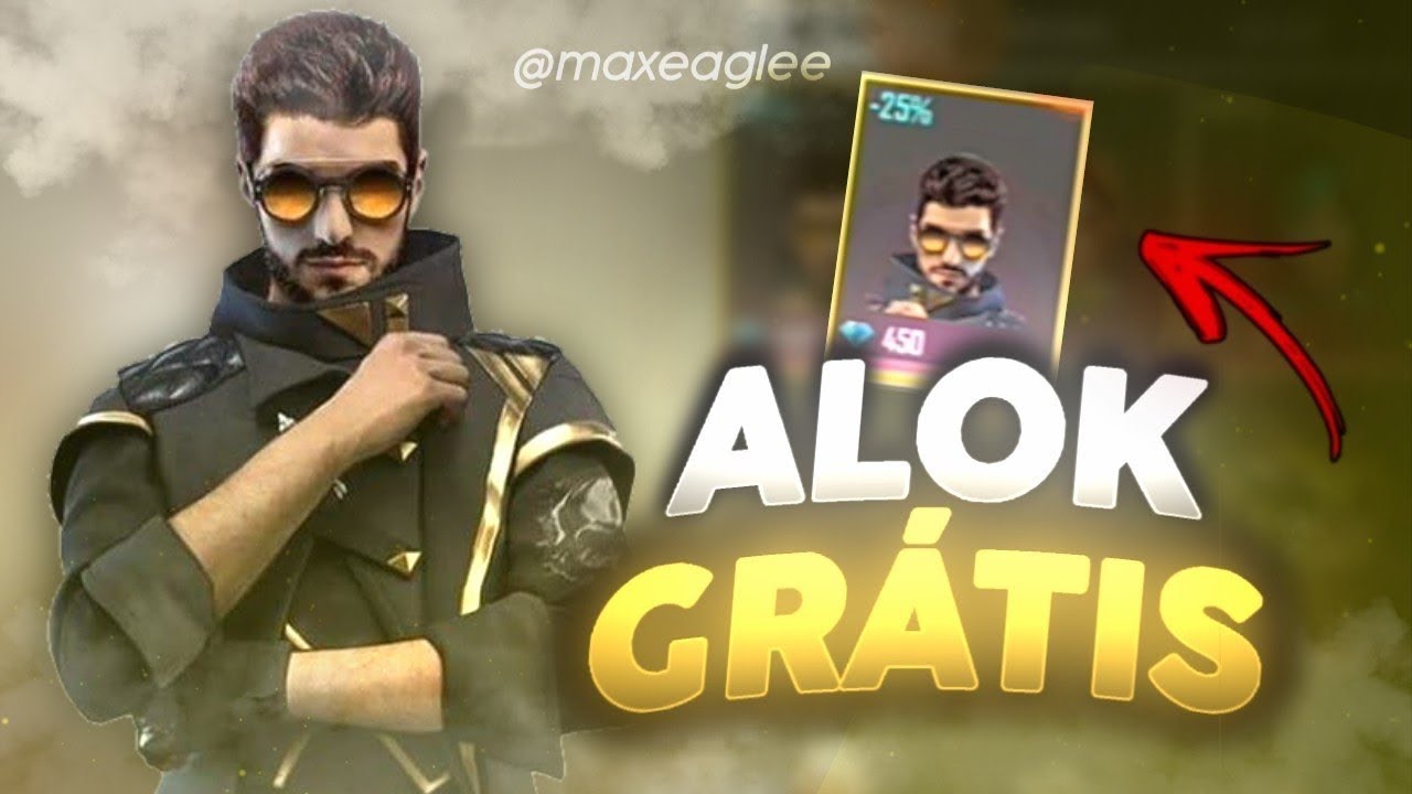 CORRE!! COMO GANHAR O ALOK DE GRAÇA NO FREE FIRE!!