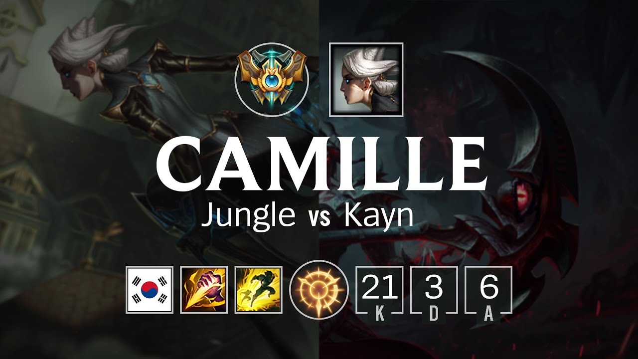 Camille Jungle vs Kayn - KR Challenger Patch 8.10