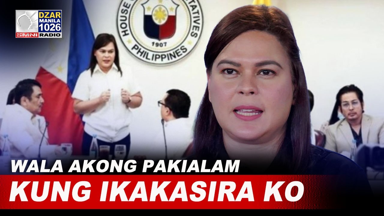 Wala akong pakialam kung ikakasira ko, basta tatayuan ko ‘yong tama — VP Sara