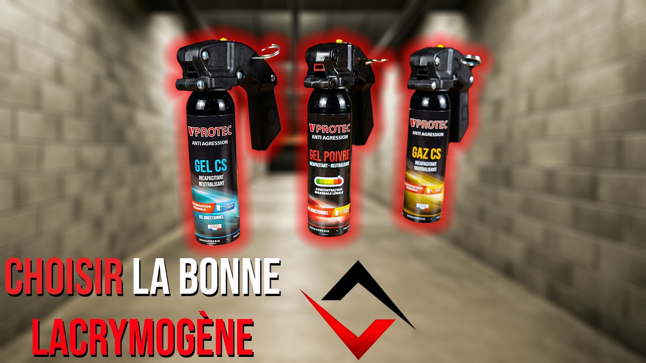 Bombe lacrymogène : guide complet pour bien choisir en 2025
