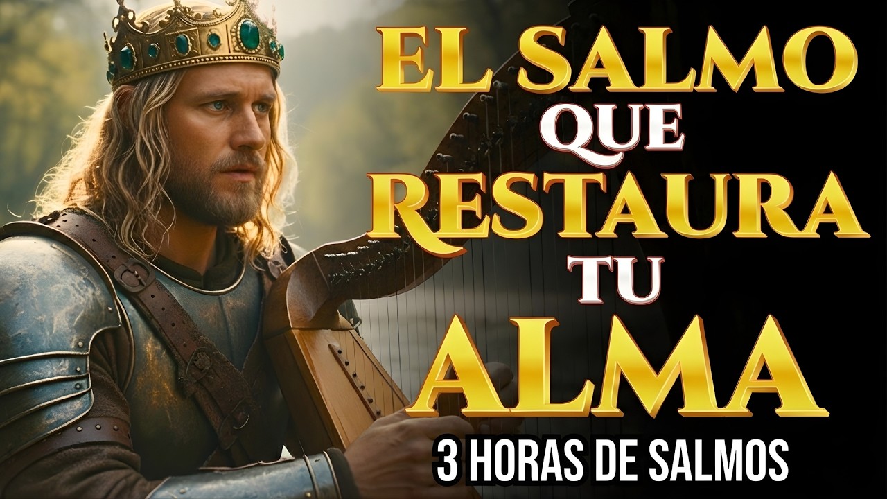 3 HORAS DE SALMOS PARA SANAR Y RESTAURAR TU ALMA | Salmos que David Cantaba Con Poder #salmos