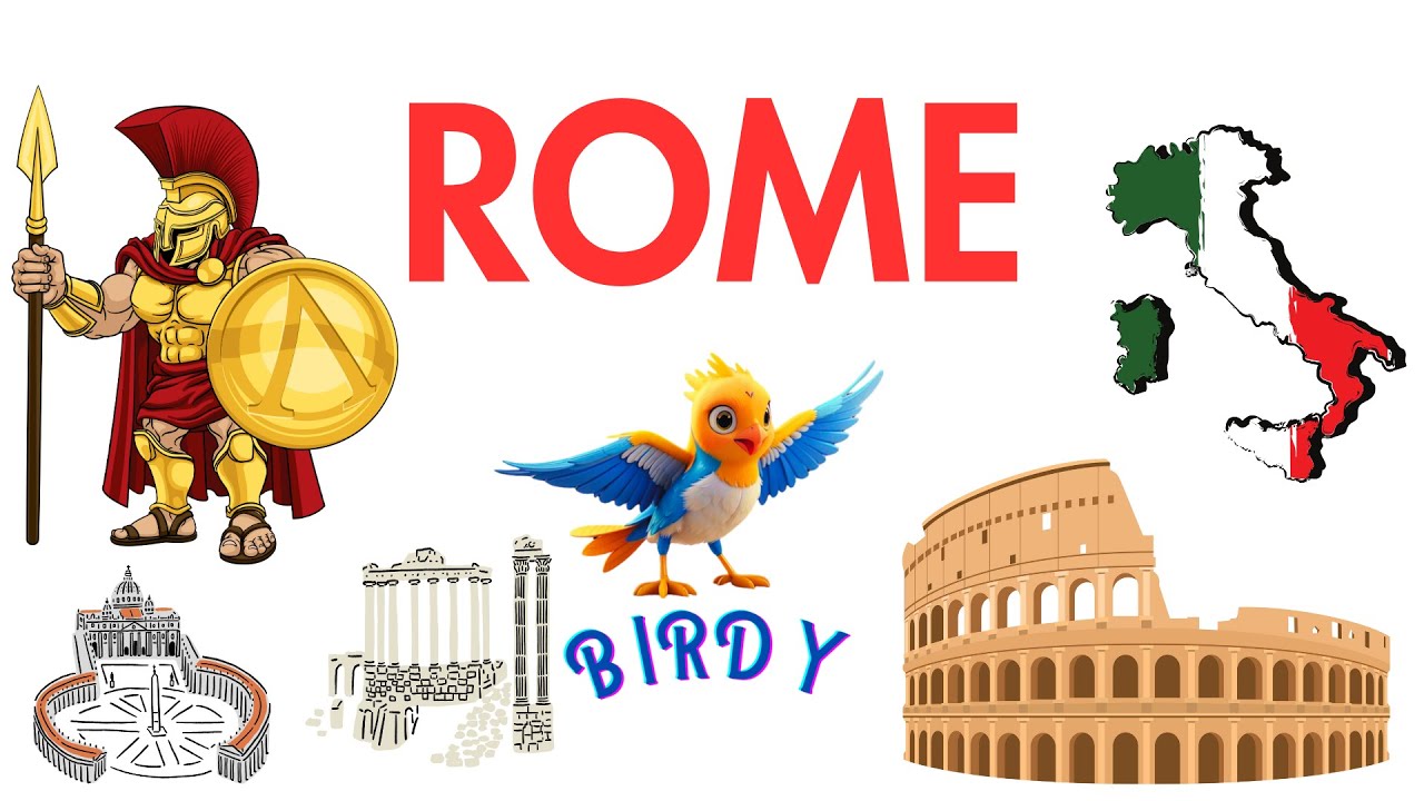 Explore ROME: landmarks, architecture and history with fun
