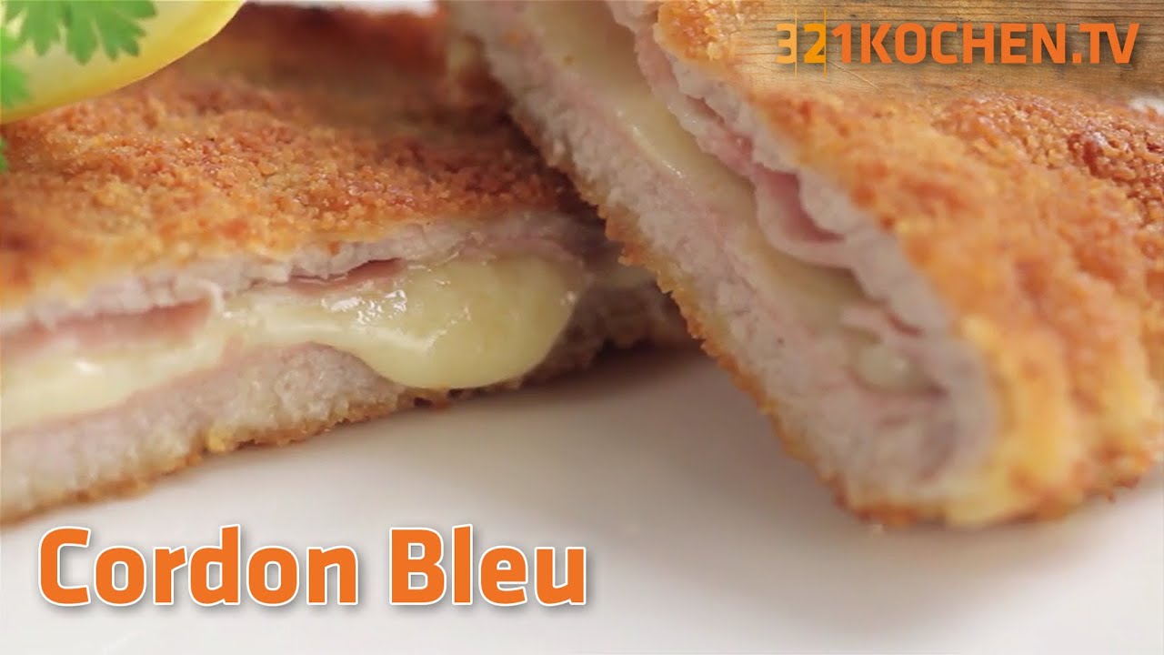 Cordon Bleu einfach selber machen und braten mit Rezept