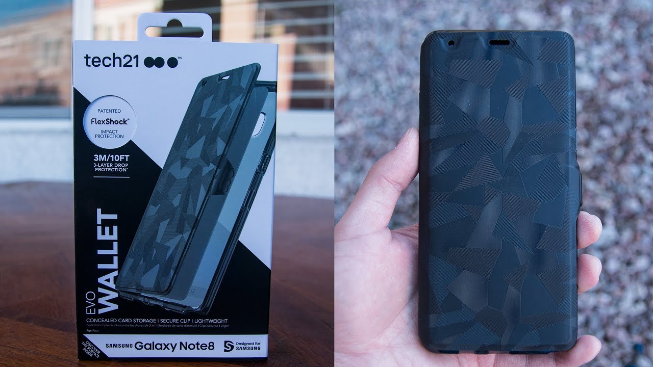 Best Samsung Galaxy Note 8 Wallet Case?! -Tech21 Evo Wallet Case Review