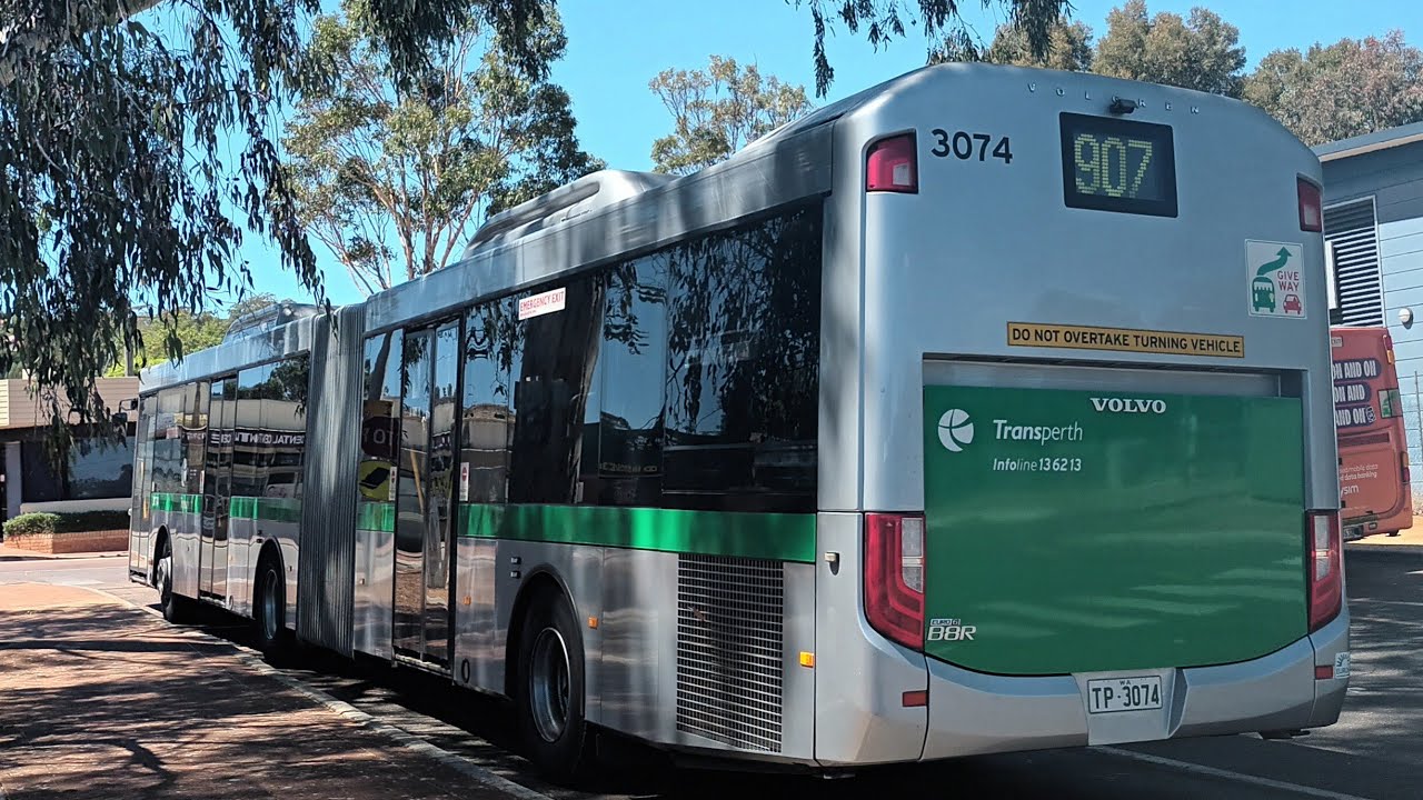 [This Or 220?] Transperth Bus Route No. 907 (TP3074) Perth Busport to Armadale Station