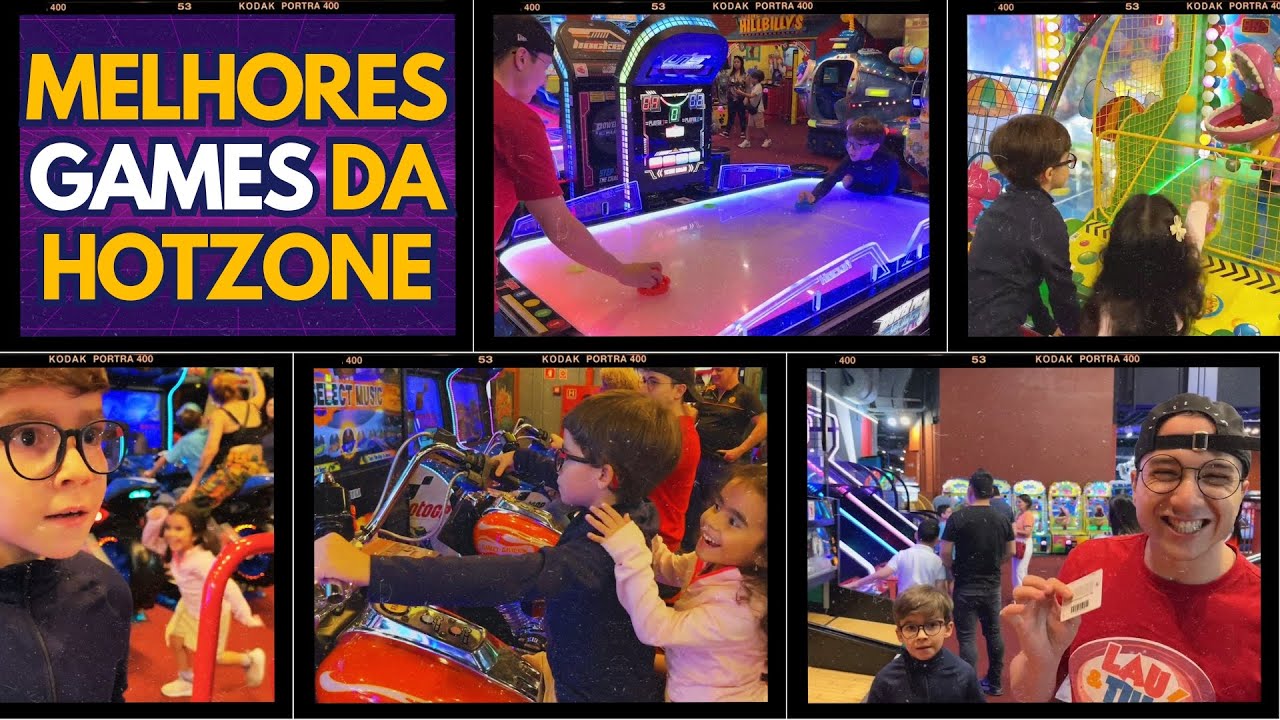 Melhores Games HOTZONE Shopping Morumbi #brincadeiras #diversão #passeio #funday  #shopping