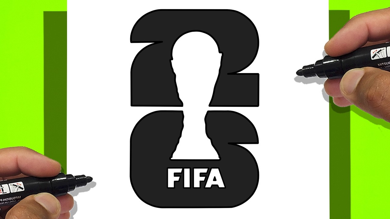 How to DRAW FIFA World Cup 2026 LOGO - WE ARE 26 ( Easy Tutorial )