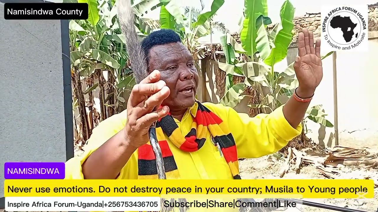 Never use emotions. Do not destroy peace in your country; Musila to Young people staging protests