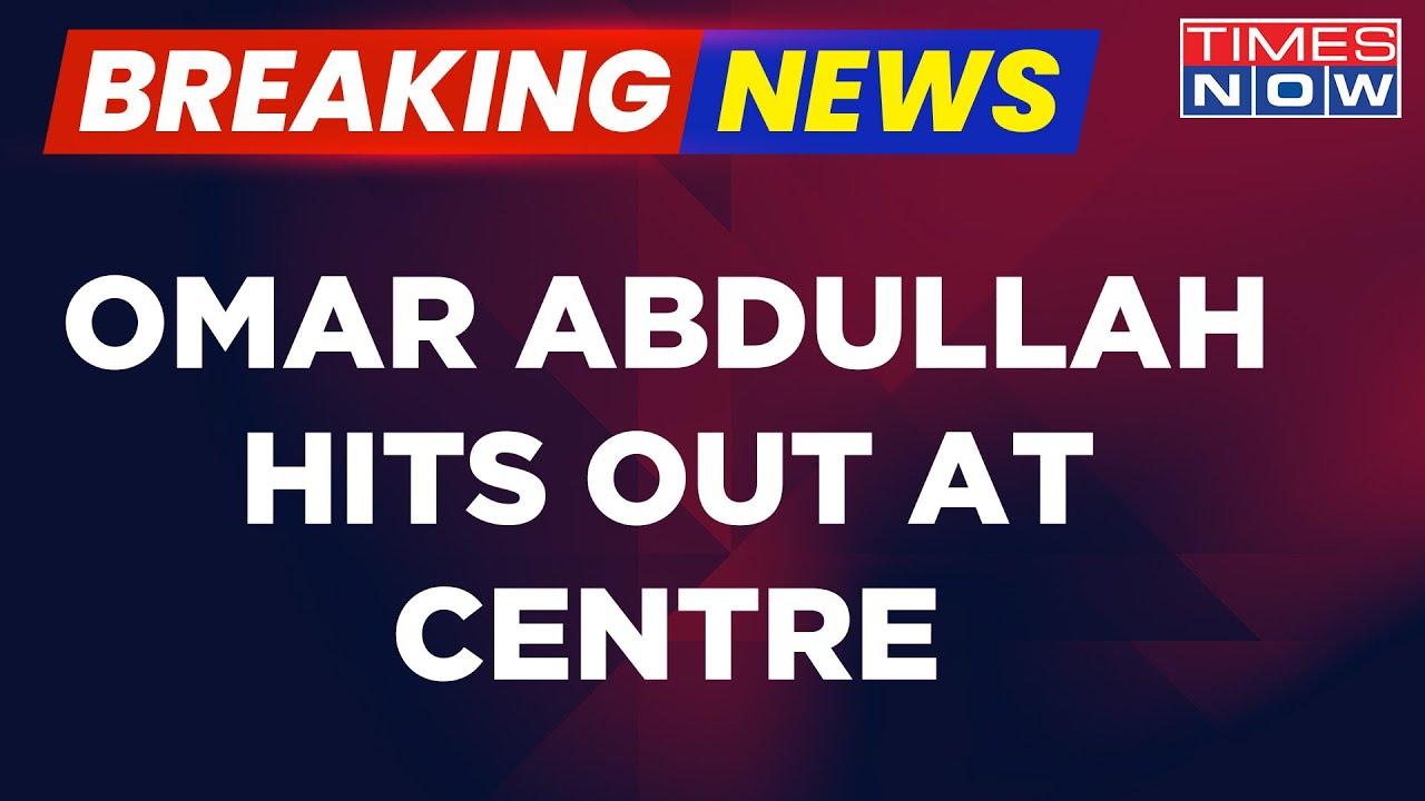 Breaking News | Omar Abdullah Slams Centre, Says 'Both Names India And Bharat Are In Constitution'