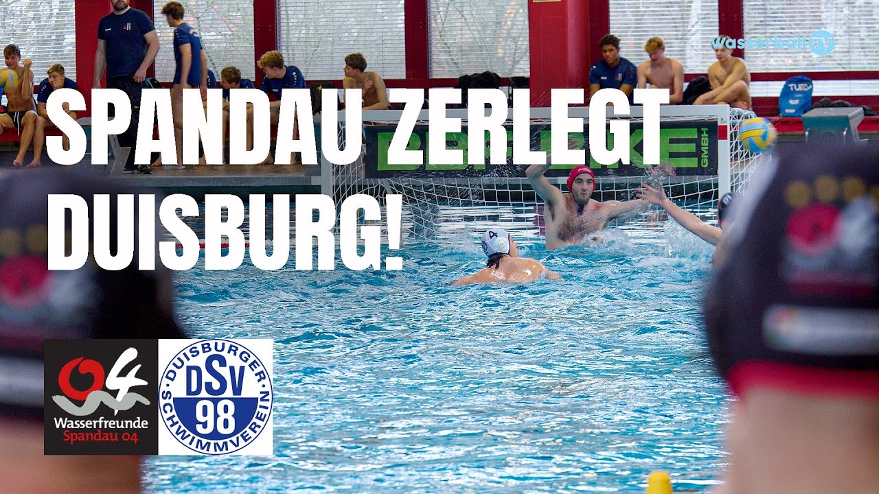 Mit KANTERSIEG ins HALBFINALE I Wasserfreunde Spandau 04 vs Duisburger SV 1898 I PlayOffs 2025
