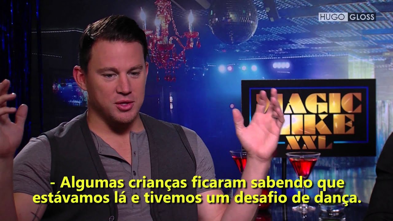 Hugo Gloss em entrevista EXCLUSIVA com Channing Tatum e Stephen 