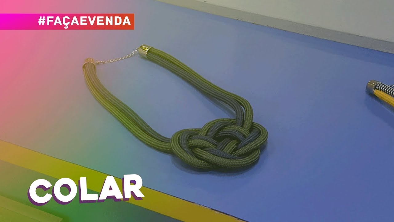 Colar de corda náutica por Gabrielle Caroline