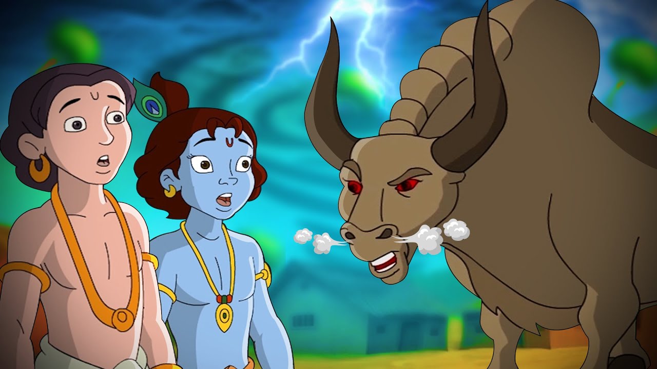 Krishna aur Balram - Aristasura The Bull Monster | Kids Cartoon in Hindi | Funny Kids Videos