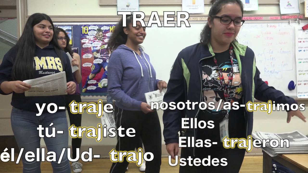 Spanish song for Preterite of 12 Irregular Verbs