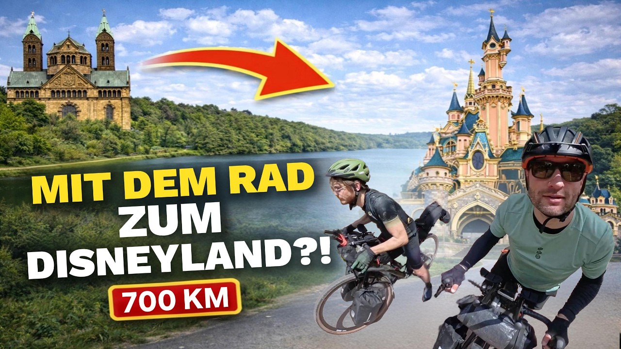 Mit dem Fahrrad von Speyer nach Disneyland Paris 🚴‍♂️ | Bikepacking Abenteuer – Folge 1