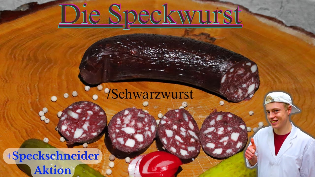 Die Speckwurst/Schwarzwurst | So wird`s gemacht💪🏽