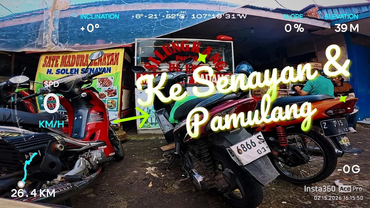 🎬 Senayan to Pamulang | Riding in Heavy Rain | February 15, 2026