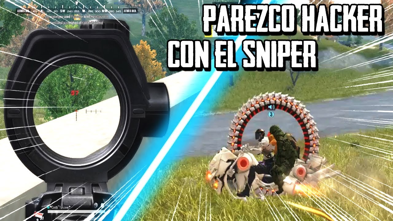 PAREZCO HACKER CON EL SNIPER !! RULES OF SURVIVAL MEJORES MOMENTOS