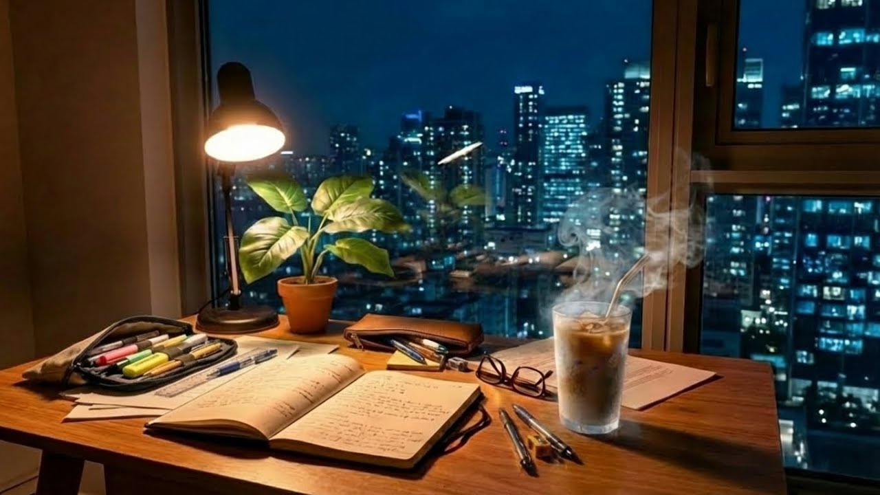 Jazz for Working Alone at Night 🌃 Calm Focus Music