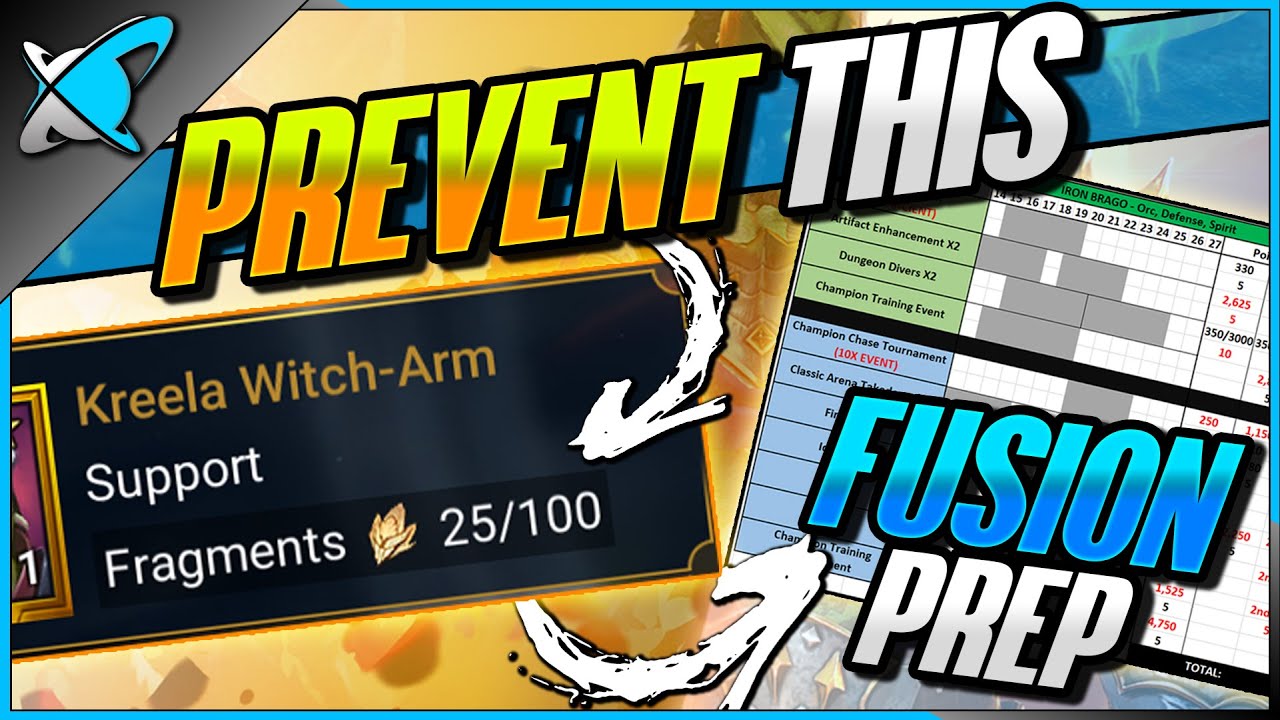 HOW TO PREPARE... For Fusions! | Fragment Events & Tournaments Analysis | RAID: Shadow Legends