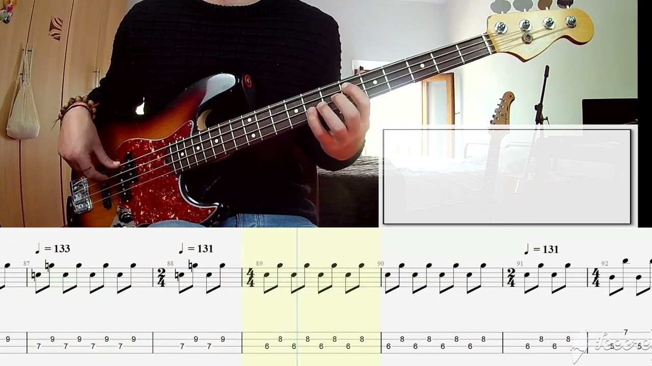 Gino Vannelli - Brother To Brother BASS COVER + PLAY ALONG TAB + SCORE