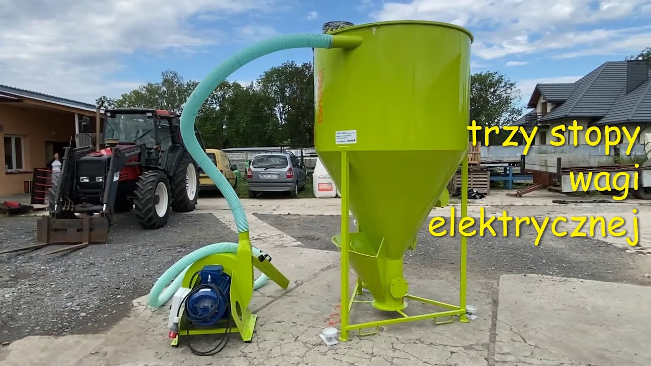 Mieszalnik pasz, śrutownik, waga elektroniczna ADRAF