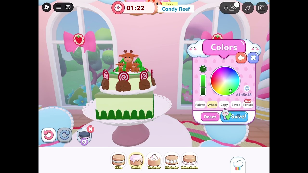 PLAYING CAKE OFF ROBLOX! #funny  #cake  #rblx  #capcut  #video 