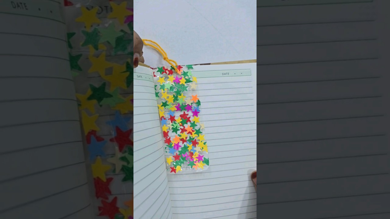 Cute star book mark diy for kids | Easy bookmark craft  #youtubepartner #bookmark #craft #diy #viral
