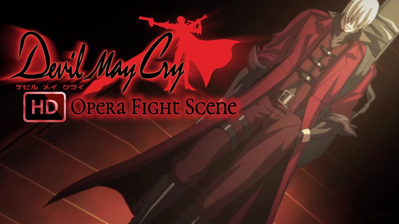 Devil May Cry Anime - Opera Fight Scene - Ep1 - Dante Vs Demon - ENG DUB - 1080p HD HQ