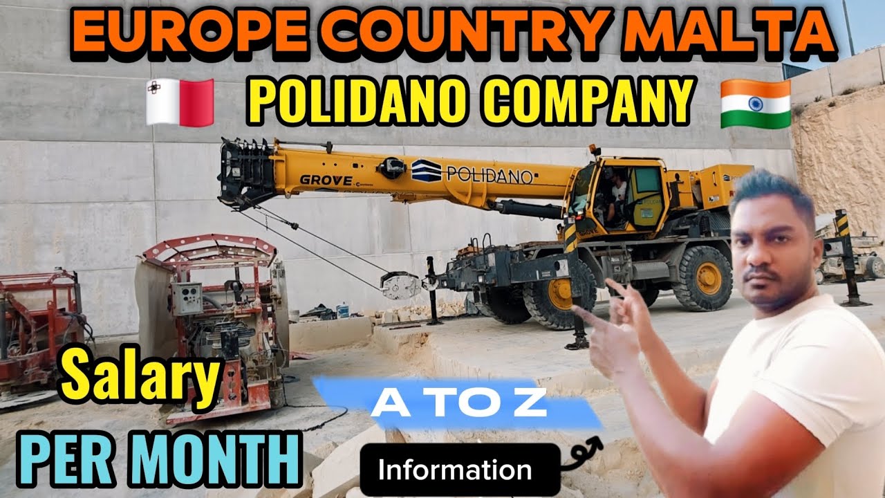 EUROPE COUNTRY CRANE OPERATOR | PER MONTH SALARY | 🇮🇳🇮🇳 INDIAN 