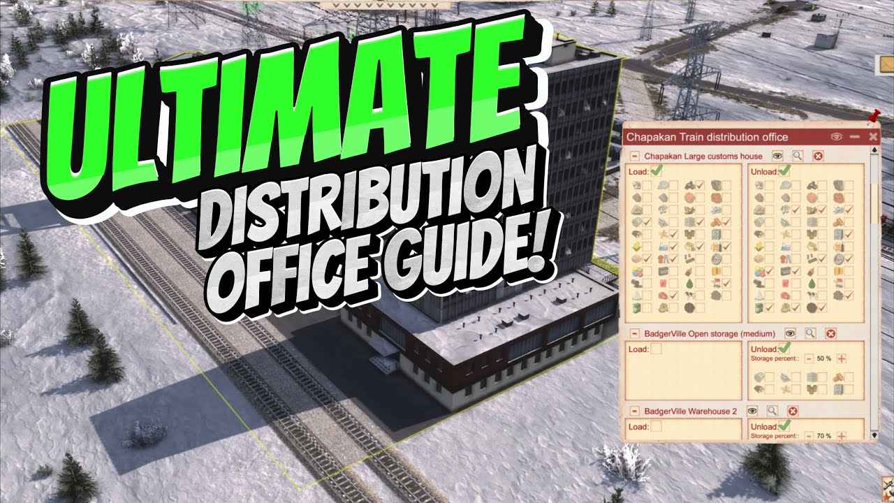 ULTIMATE Distribution Office Guide - Workers and Resources:Soviet Republic