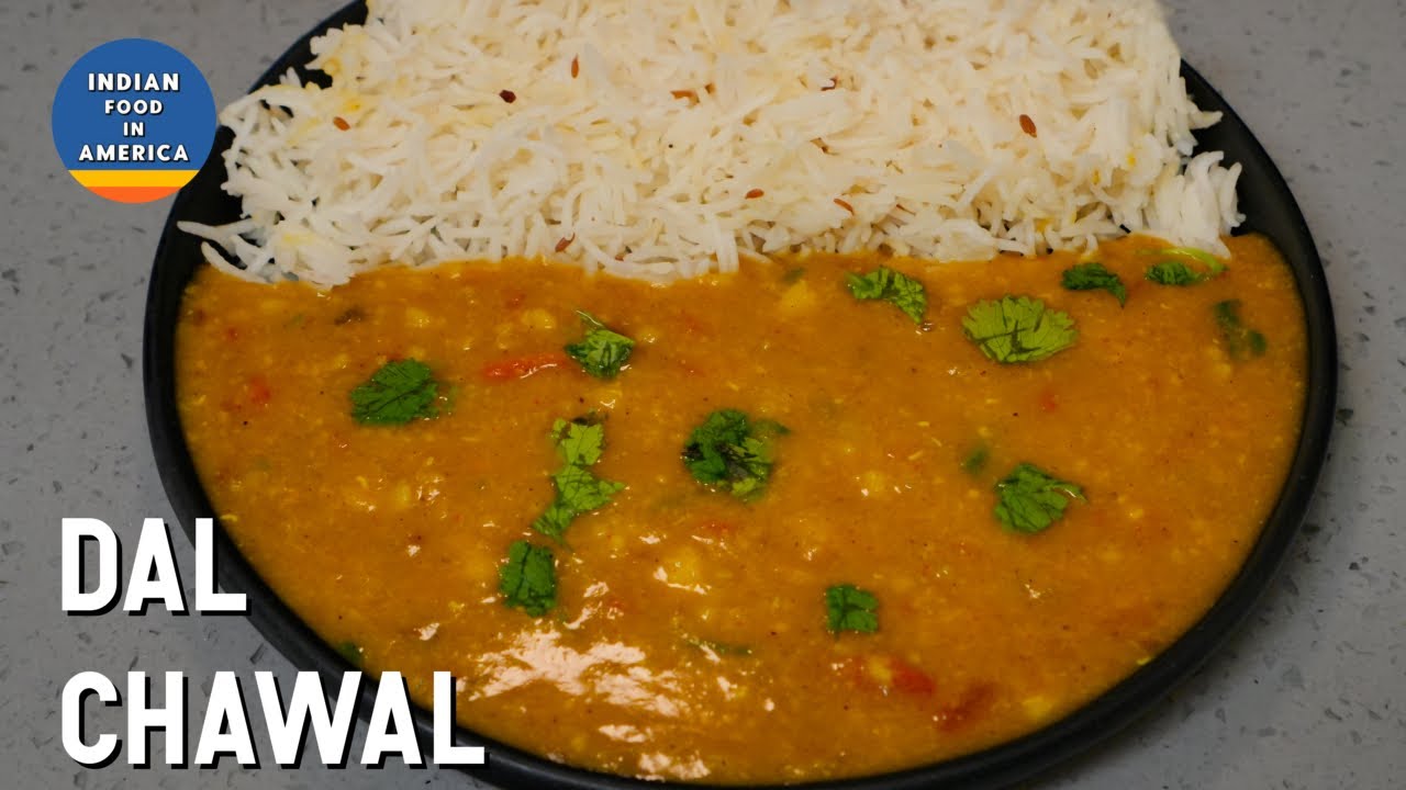 Hindi - Simple, easy, tasty and light dal with rice