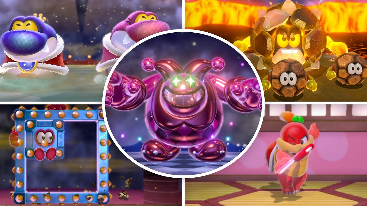 Super Mario 3D World - World 12 Flower Boss Blitz (No Damage)