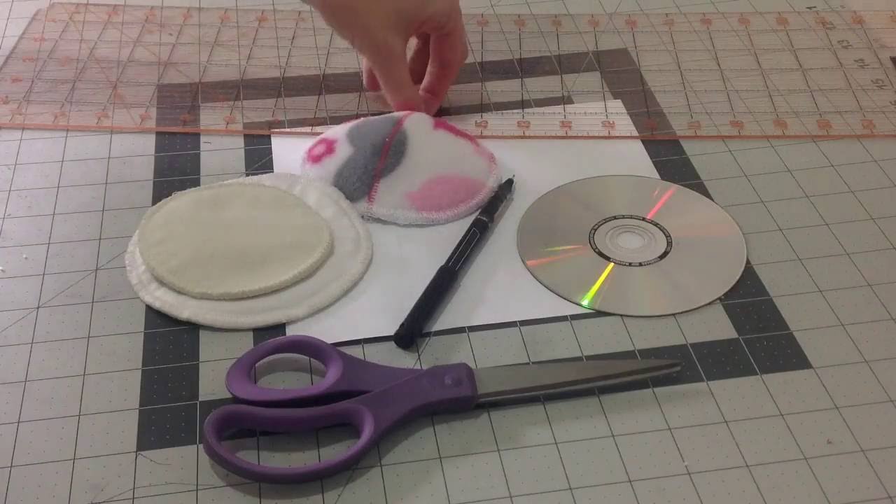 DIY Reusable Nursing Pad (Pt 1), Contoured, Dartless, Creating the Pattern