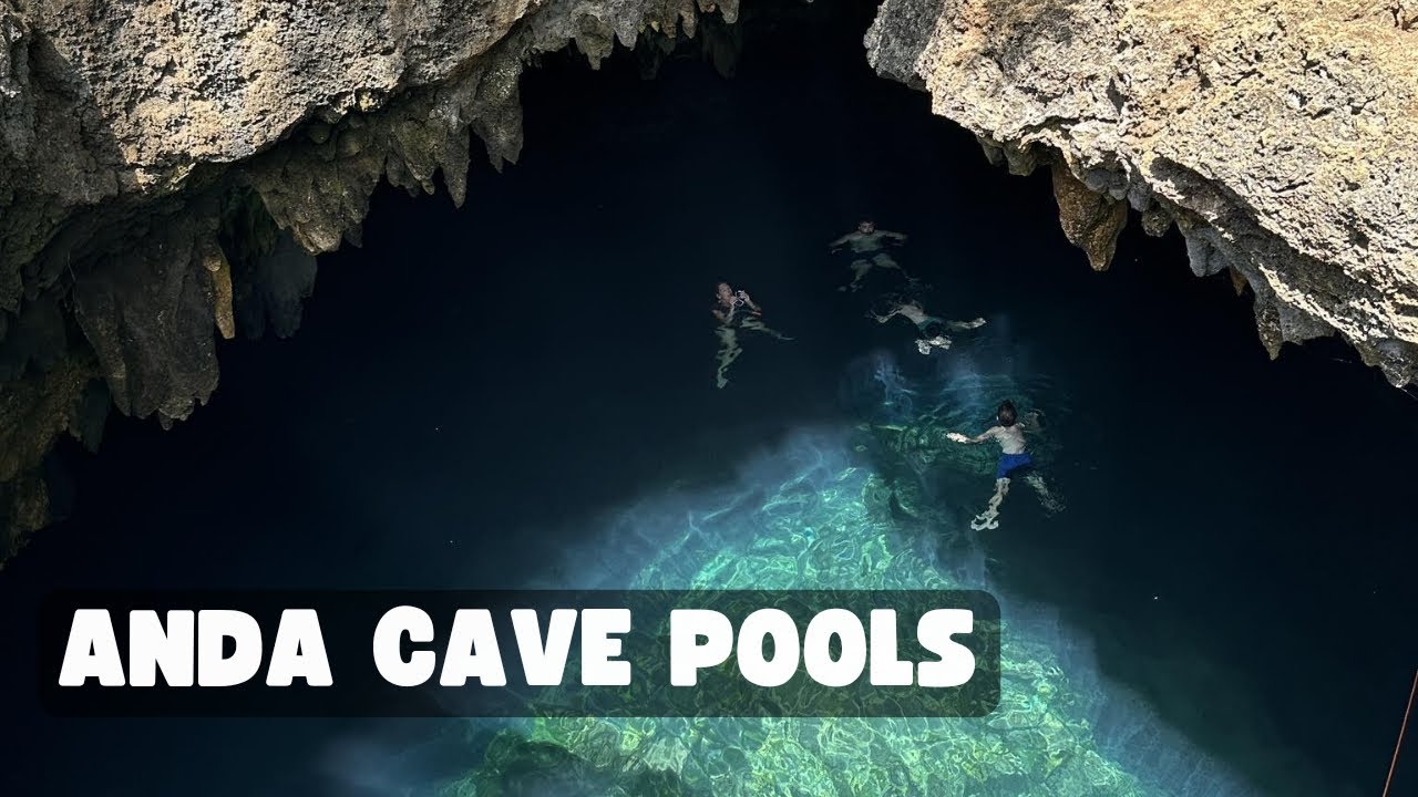 Cabagnow and Tibaw Cave Pools Anda Bohol